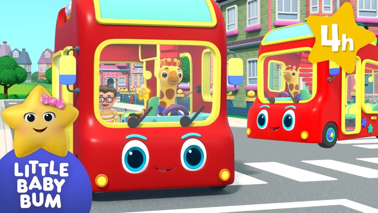 FOUR HOURS of Baby Songs |  Wheels Go Round and Round | Little Baby Bum Nursery Rhymes | Baby TV