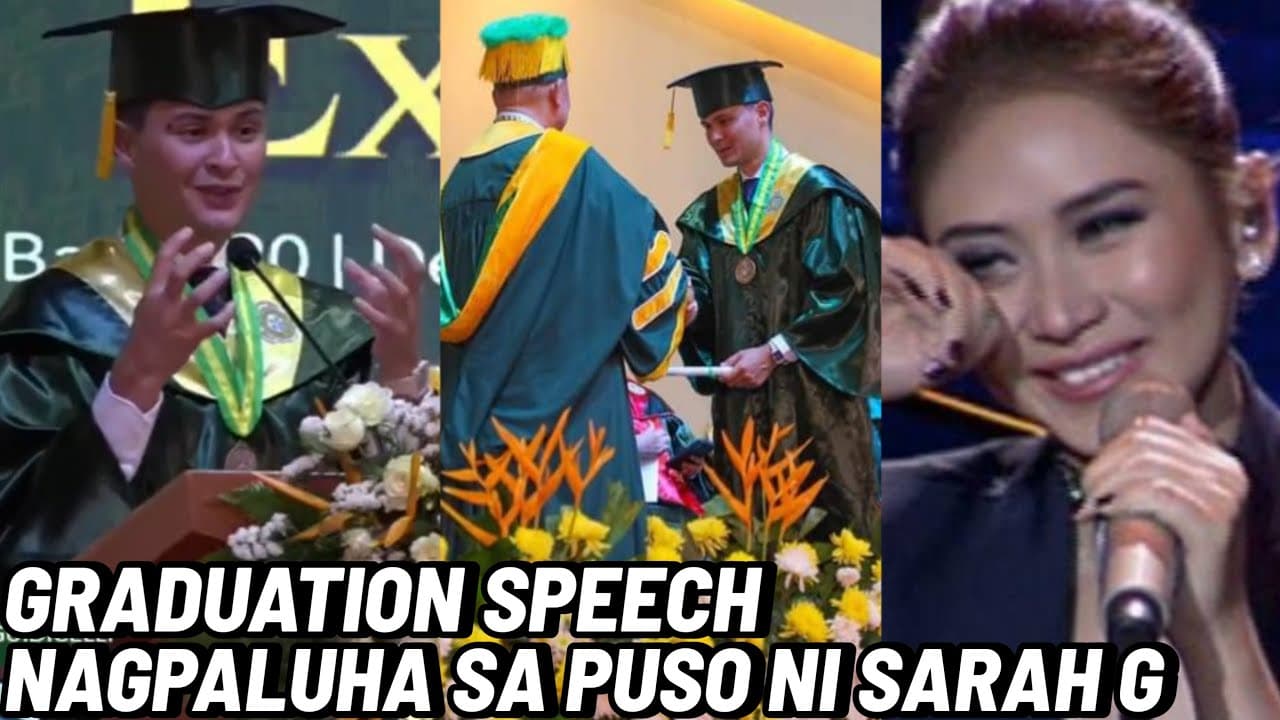 SARAH Geronimo Pina-IYAK ni Matteo Guidicelli sa Madamdaming Graduation Speech as BSBA Graduate 🎓